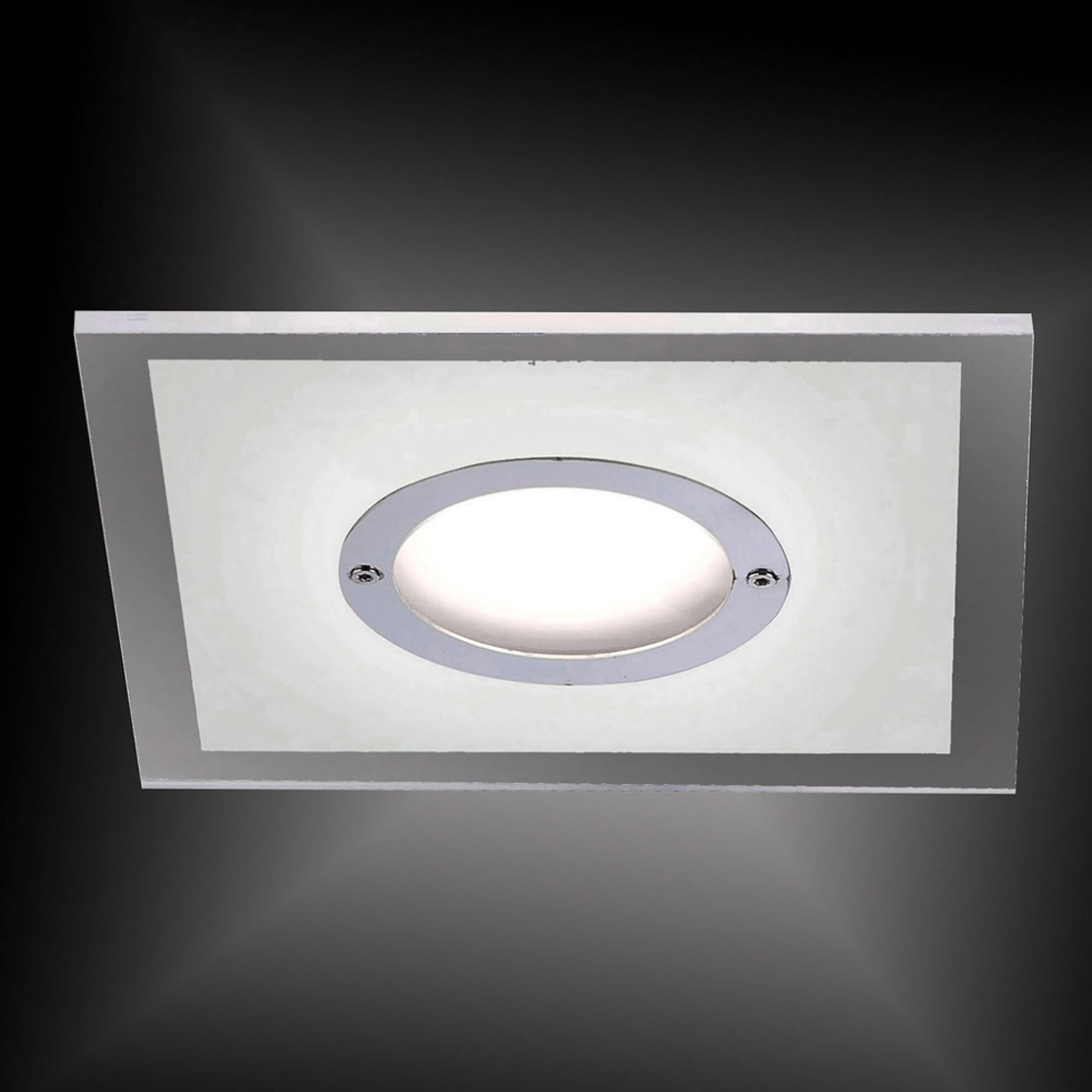 Paul Neuhaus LUMECO - Recessed Lamp - Chrome - Integrated LED - 5,5W LED (incl.)